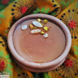 Bengali Baked Doi with Jaggery