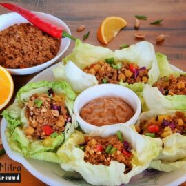 Vegetarian Asian Lettuce Wraps