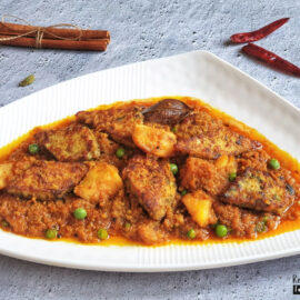 Dimer Dhoka (Steamed Egg Cake Curry)