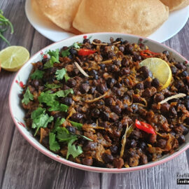 Kala Chana or Black Chickpea Curry